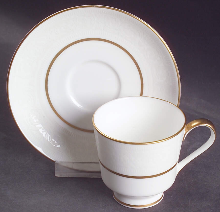 Hunter Footed Demitasse Cup & Saucer Set by Mikasa-1