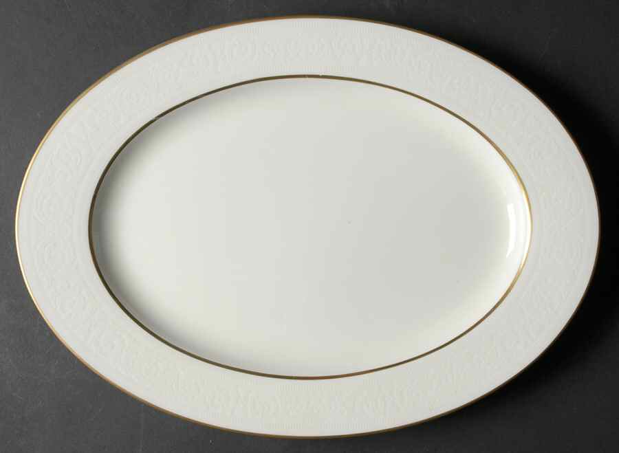 Hunter 12" Oval Serving Platter by Mikasa-1