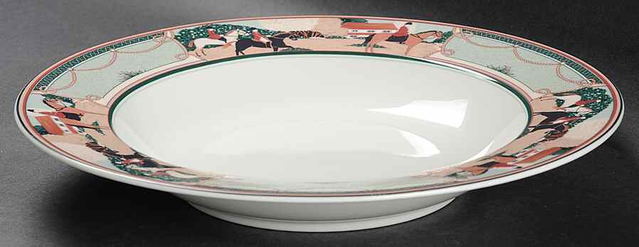 The Hunt Large Rim Soup Bowl by Mikasa-1