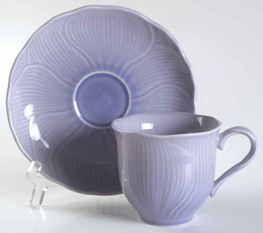 Hyacinth Flat Cup & Saucer Set by Mikasa-1