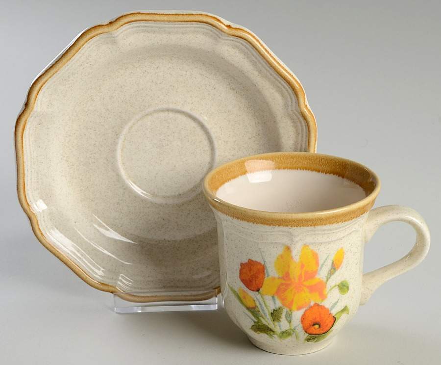 Hybrid Flat Cup & Saucer Set by Mikasa-1