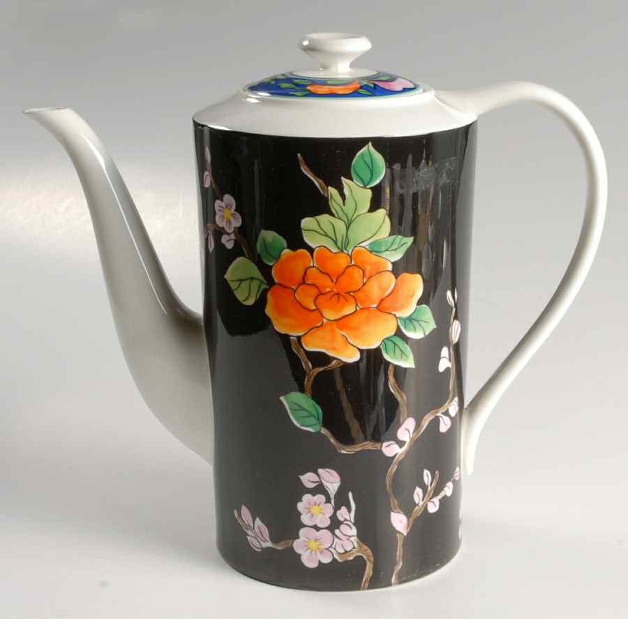 Ikebana Coffee Pot & Lid by Mikasa-1