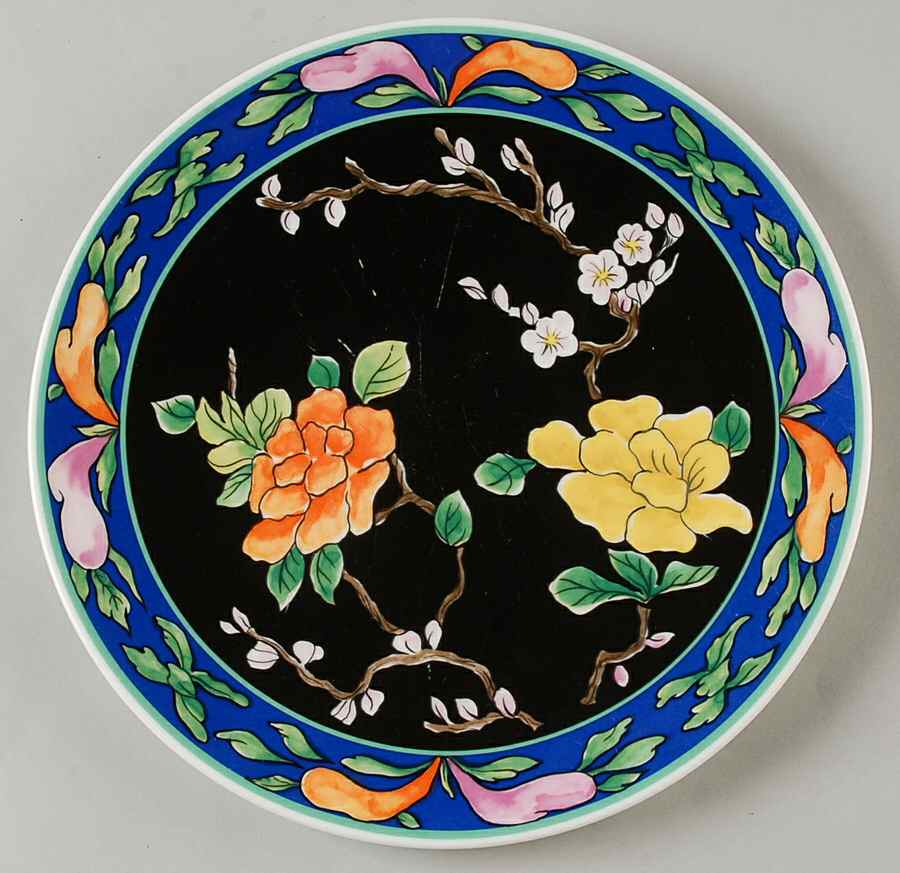 Ikebana Luncheon Plate by Mikasa-1