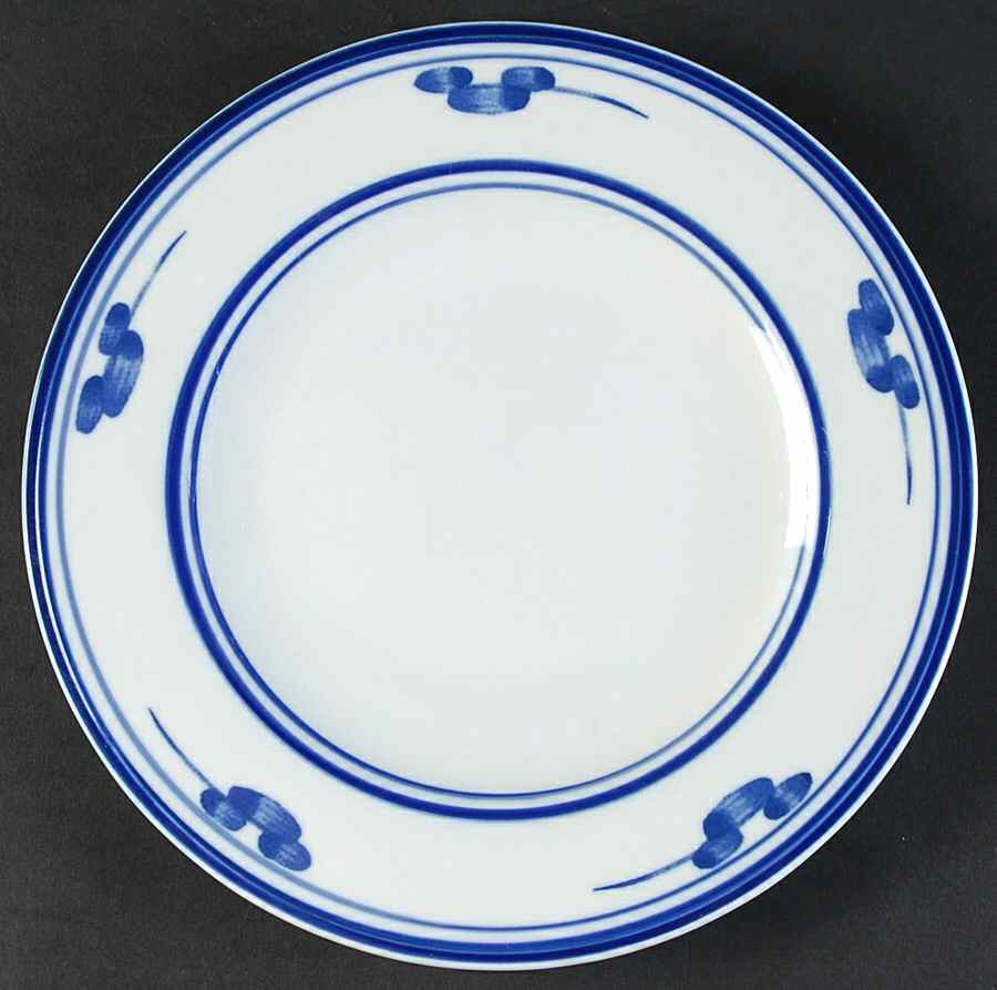 Images Blue Salad Plate by Mikasa-1