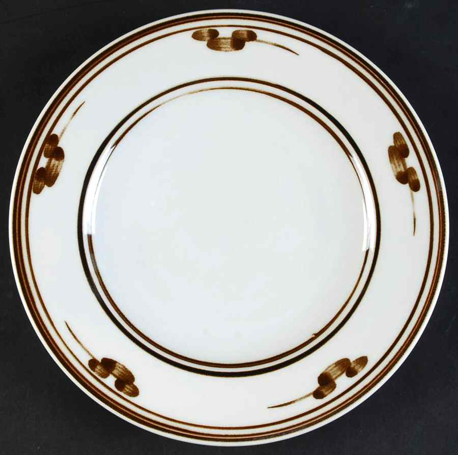 Images Brown Salad Plate by Mikasa-1