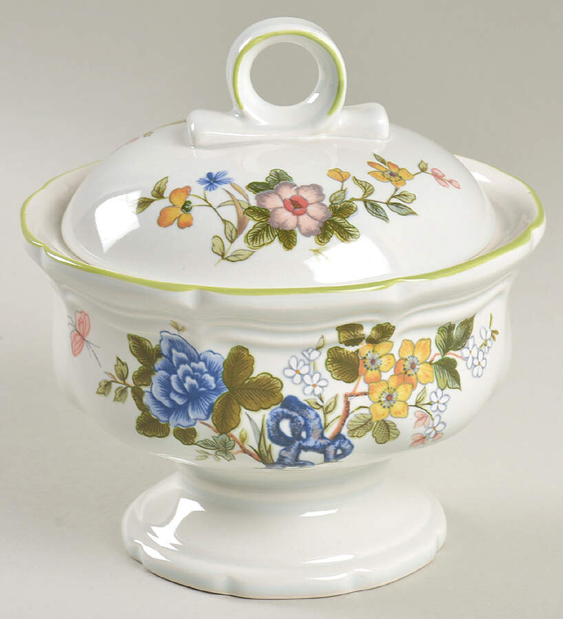 Imari Bouquet Sugar Bowl & Lid by Mikasa-1