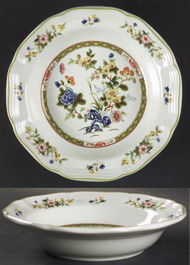 Imari Bouquet Rim Soup Bowl by Mikasa-1