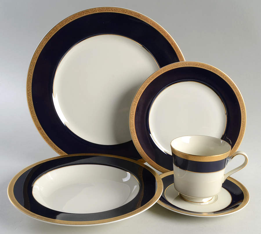 Imperial Blue 5 Piece Place Setting by Mikasa-1