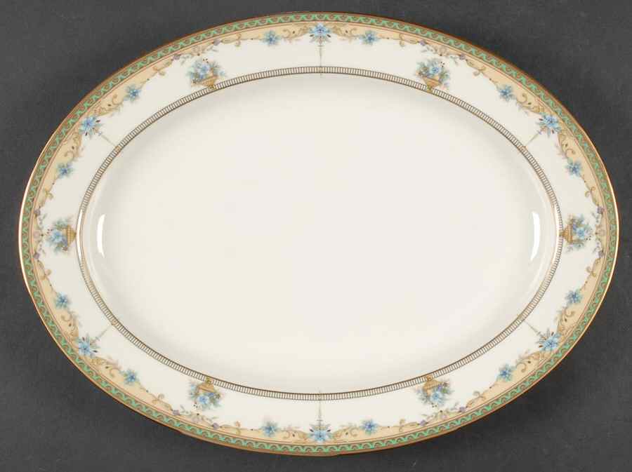 Imperial Bouquet 14" Oval Serving Platter by Mikasa-1