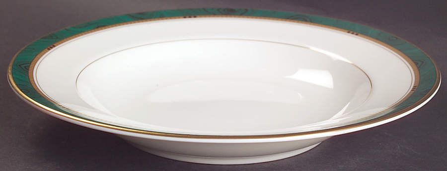 Imperial Emerald Rim Soup Bowl by Mikasa-1