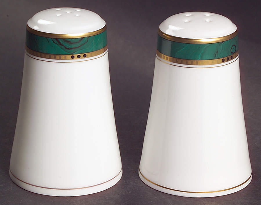 Imperial Emerald Salt & Pepper Set by Mikasa-1