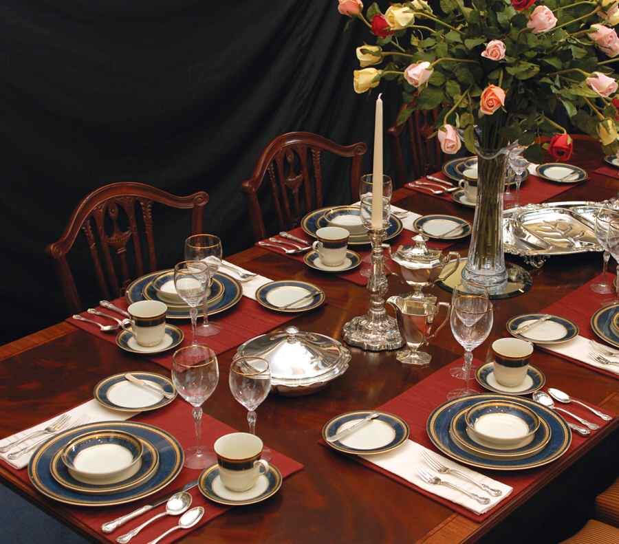 Imperial Lapis 56 Piece Estate Set by Mikasa-1