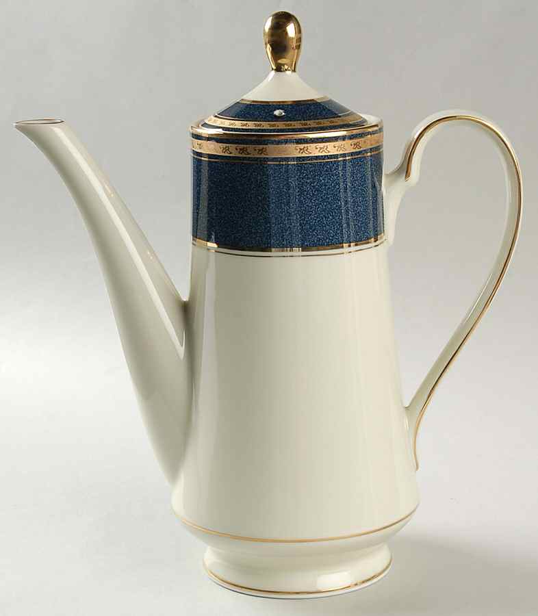 Imperial Lapis Coffee Pot & Lid by Mikasa-1