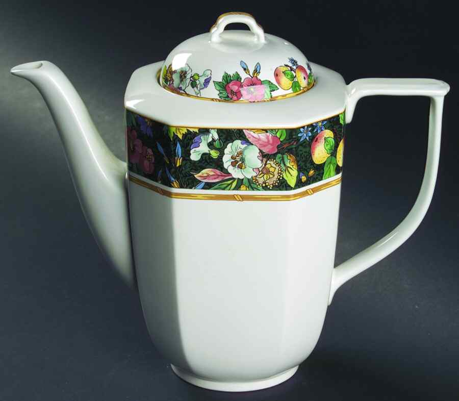 Imperial Meadow Coffee Pot & Lid by Mikasa-1