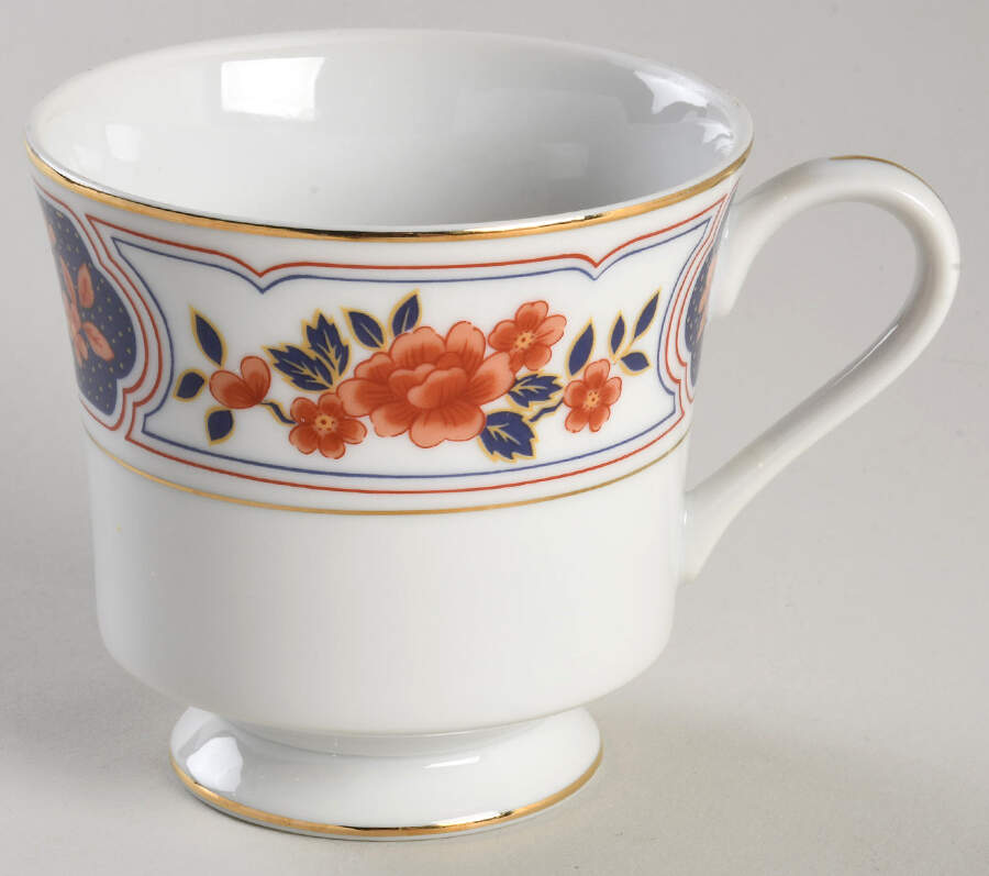 Imperial Peony Footed Cup by Mikasa-1