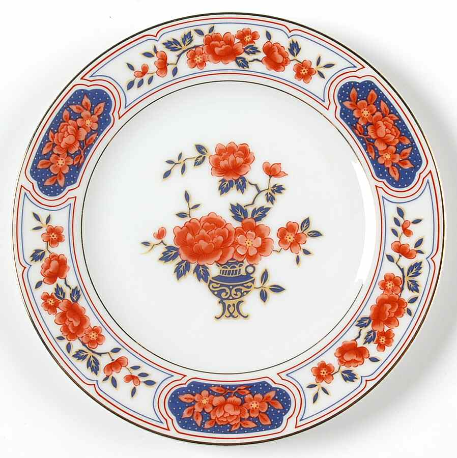 Imperial Peony Bread & Butter Plate by Mikasa-1