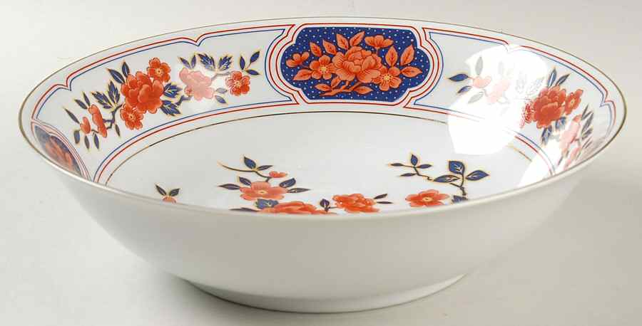 Imperial Peony 9" Round Vegetable Bowl by Mikasa-1
