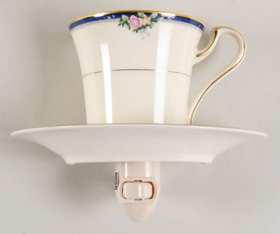 Imperial Rose 4 3/8"-4 5/8" Night Light/Cup & Saucer HC by Mikasa-1