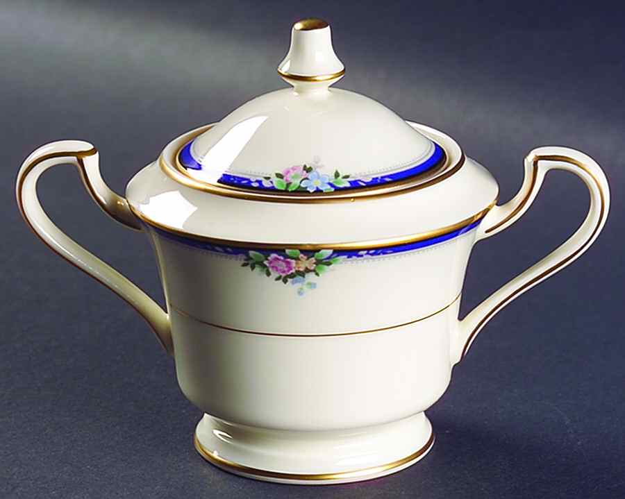 Imperial Rose Sugar Bowl & Lid by Mikasa-1