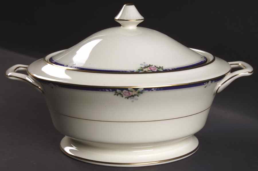 Imperial Rose Round Covered Vegetable by Mikasa-1
