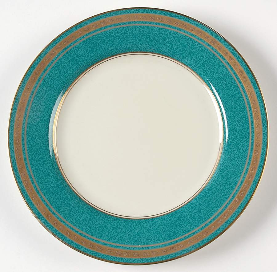 Imperial Turquoise Salad Plate by Mikasa-1