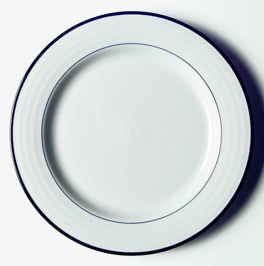 Indigo Circle Dinner Plate by Mikasa-1