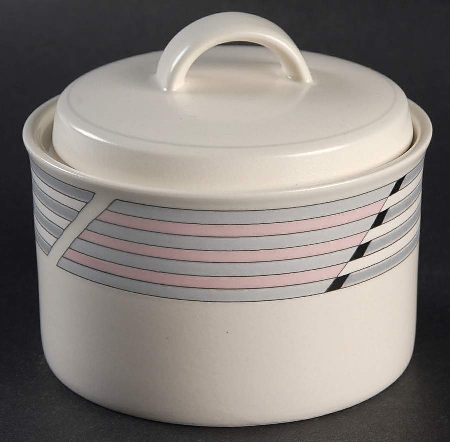 Intermezzo Sugar Bowl & Lid by Mikasa-1