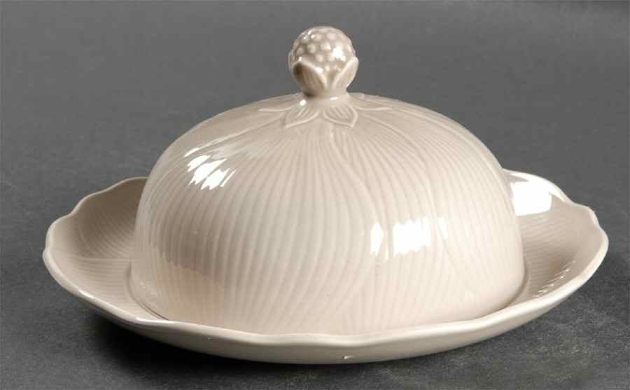 Iris Round Covered Butter by Mikasa-1