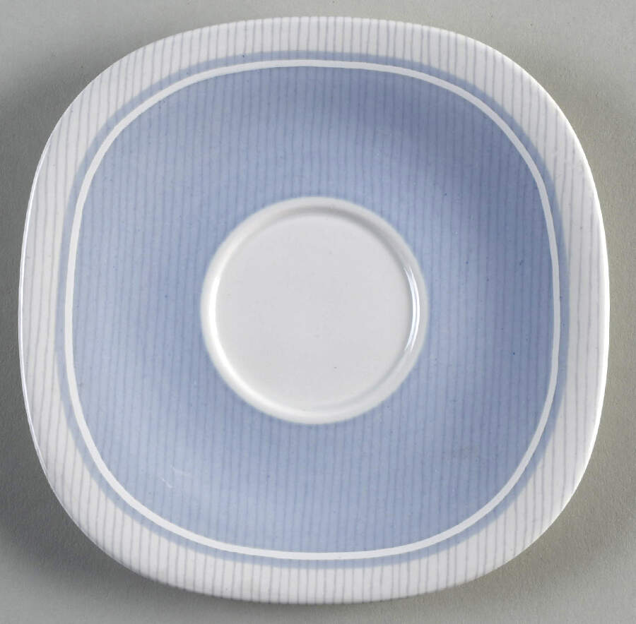 Irish Linen Blue Saucer by Mikasa-1