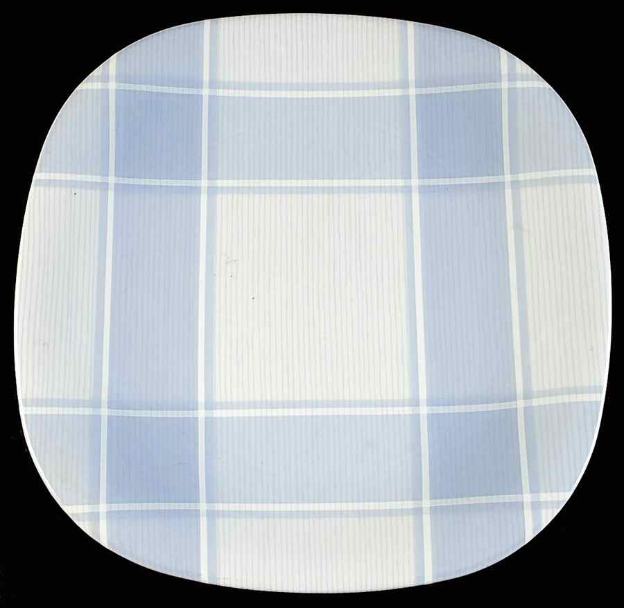 Irish Linen Blue 12" Chop Plate (Round Platter) by Mikasa-1