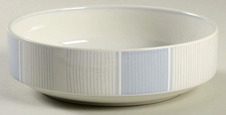 Irish Linen Blue Coupe Cereal Bowl by Mikasa-1