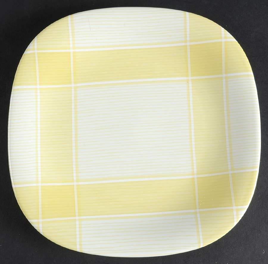 Irish Linen Yellow Salad Plate by Mikasa-1