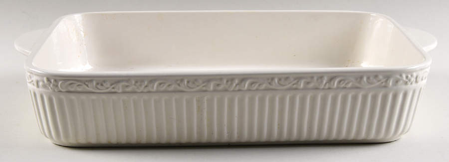 Italian Countryside (Stoneware) 15" Rectangular Baker by Mikasa-1