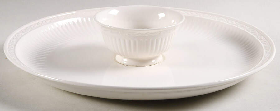 Italian Countryside (Stoneware) 2 Pc Chip & Dip Set (Uses the Crudite Dip/Sherbet) by Mikasa-1