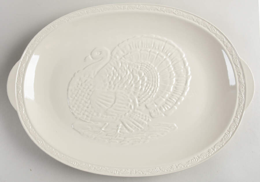 Italian Countryside (Stoneware) 18" Oval Serving Platter by Mikasa-1