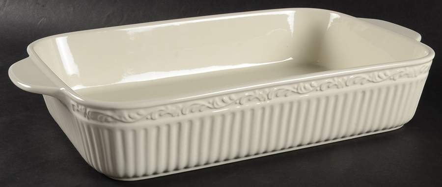 Italian Countryside (Stoneware) 15" Rectangular Baker by Mikasa-1