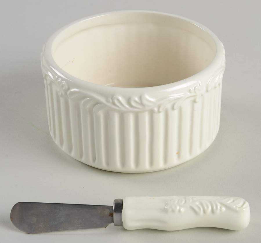 Italian Countryside (Stoneware) Dip Bowl & Spreader Set by Mikasa-1
