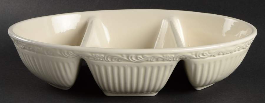 Italian Countryside (Stoneware) 3-Part Oval Divided Server by Mikasa-1