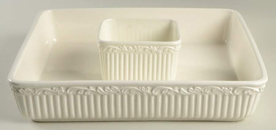 Italian Countryside (Stoneware) Chip/Dip Set (2 Piece) by Mikasa-1