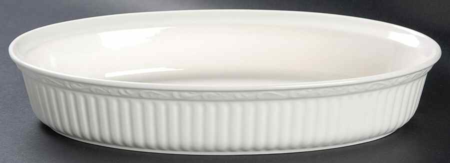 Italian Countryside (Stoneware) 10" Oval Baker by Mikasa-1
