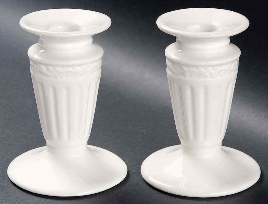Italian Countryside (Stoneware) 4" Candlestick - Set of 2 by Mikasa-1