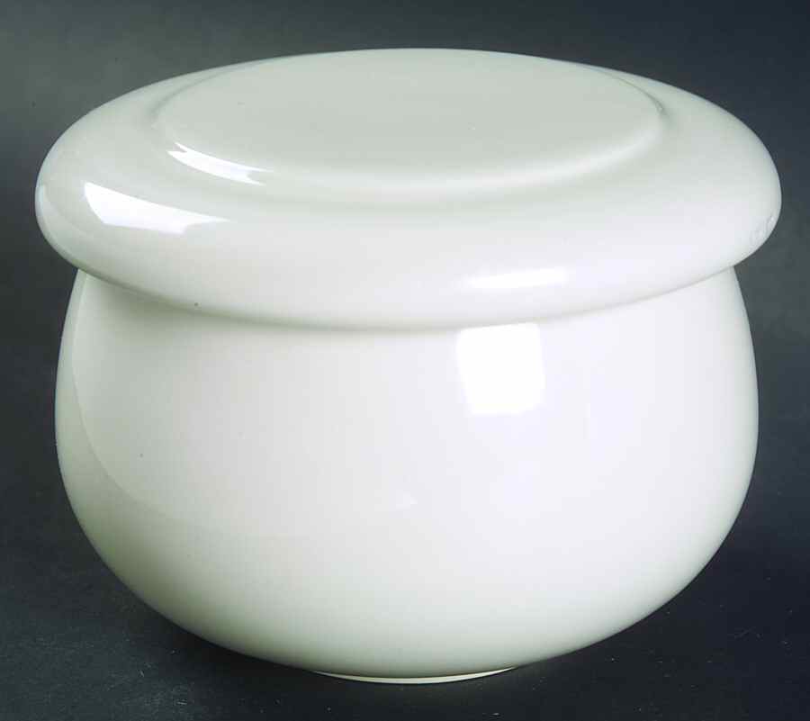 Ivory Sugar Bowl & Lid by Mikasa-1