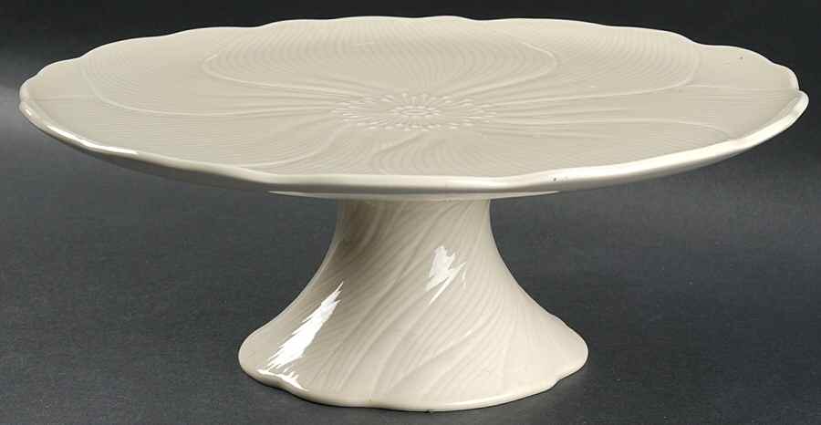 Ivory (Spring Line) 12" Diameter Pedestal Cake Stand by Mikasa-1