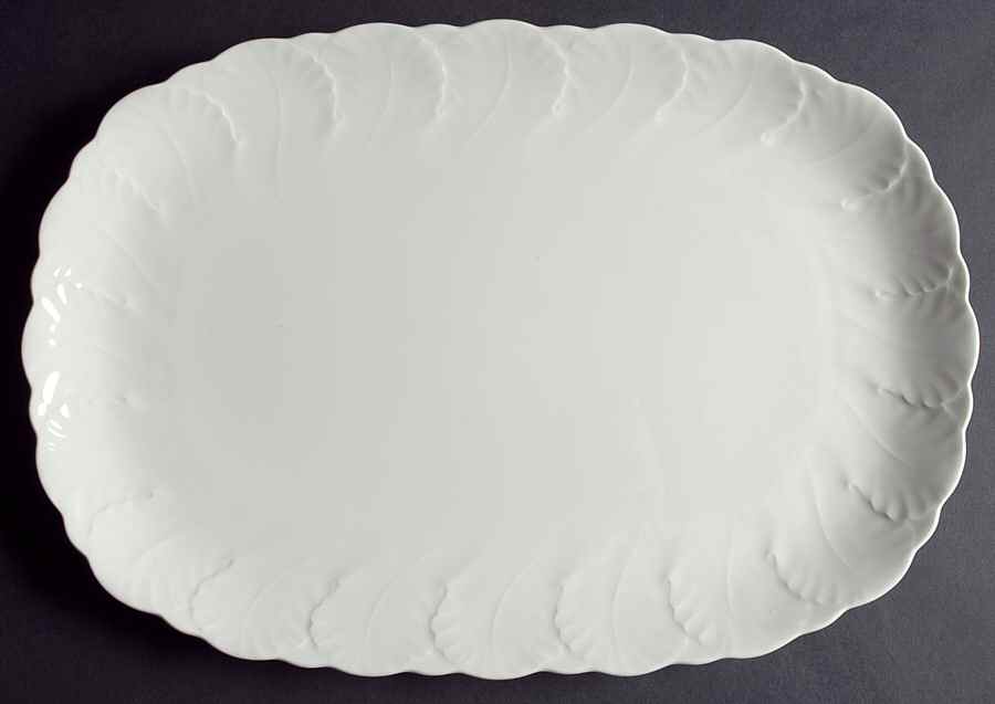 Ivory Tower 14" Oval Serving Platter by Mikasa-1