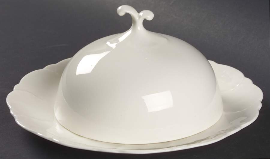Ivory Tower Round Covered Butter by Mikasa-1