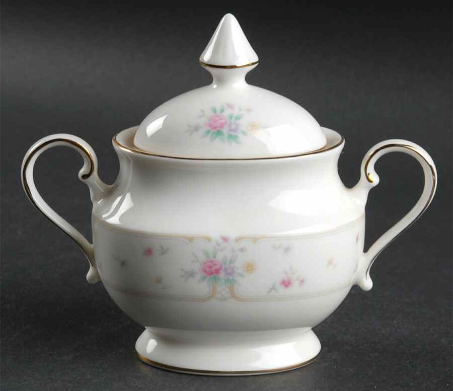 Jacqueline Sugar Bowl & Lid by Mikasa-1