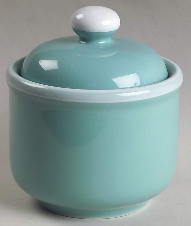 Jade Chiffon Sugar Bowl & Lid by Mikasa-1