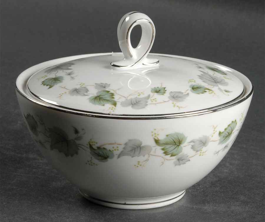 Jade (5721, Fine China) Sugar Bowl & Lid by Mikasa-1
