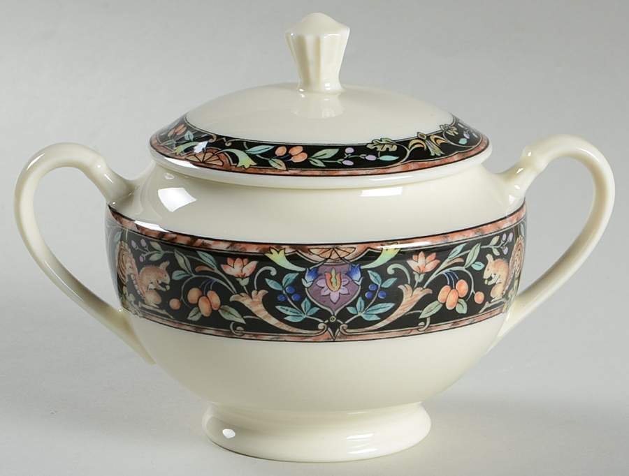Jardin De Paradis Sugar Bowl & Lid by Mikasa-1