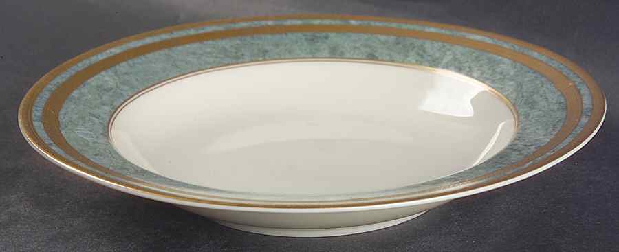 Jade Florentine Rim Soup Bowl by Mikasa-1
